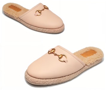 (W) 구찌 홀스빗 로즈 가죽 슬립온 645757-17T40-6766 Lookbook (W) 구찌 홀스빗 로즈 가죽 슬립온 645757-17T40-6766