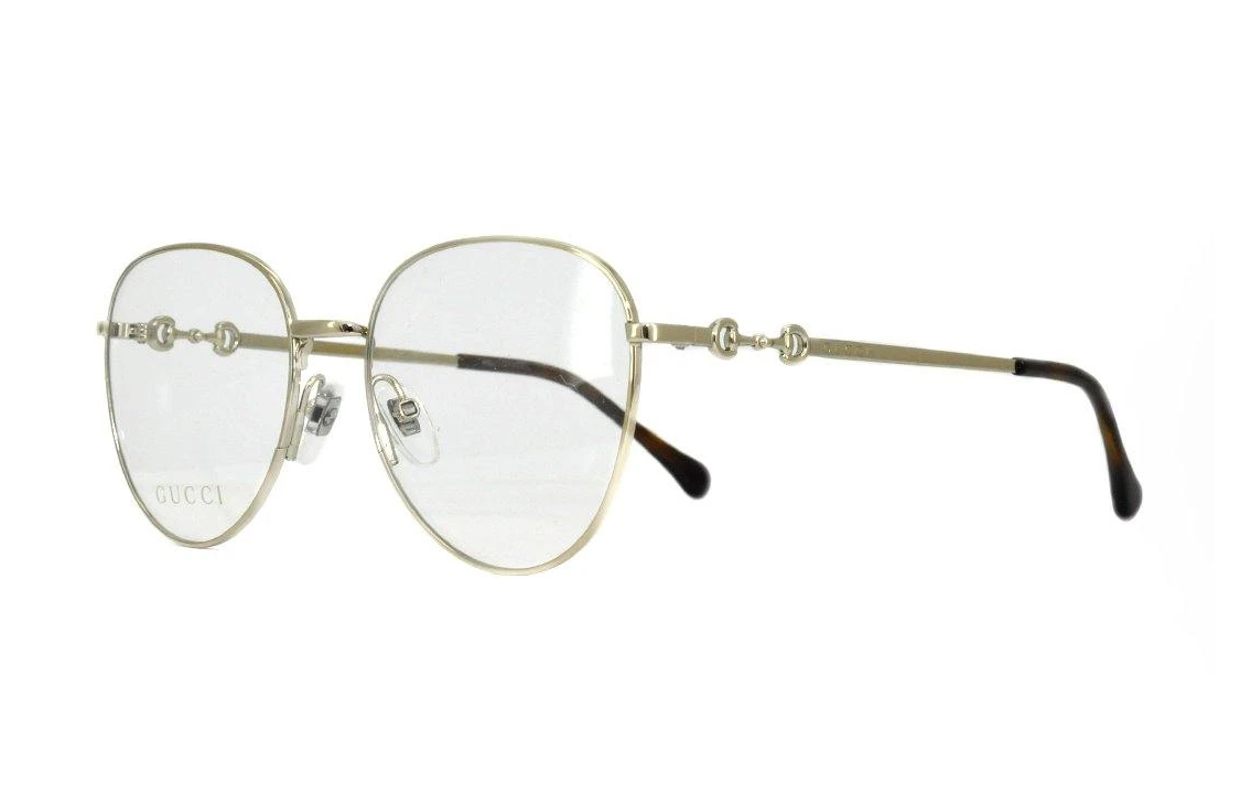 (Women) GUCCI Horsebit Lightweight Optical Glasses Frame Gold Square GG0880O-003 圖 2