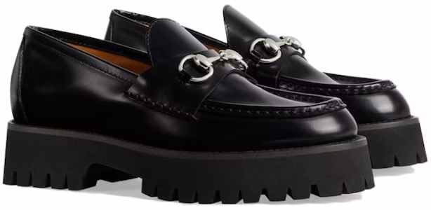 (W) Gucci Horsebit Loafer 'Hitam' 764211-DS800-1000 Lookbook (W) Gucci Horsebit Loafer 'Hitam' 764211-DS800-1000