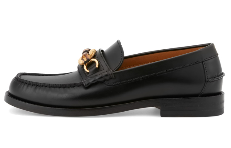 (Women) Gucci Horsebit Loafer 'Black Bamboo' 658858-17X00-1000