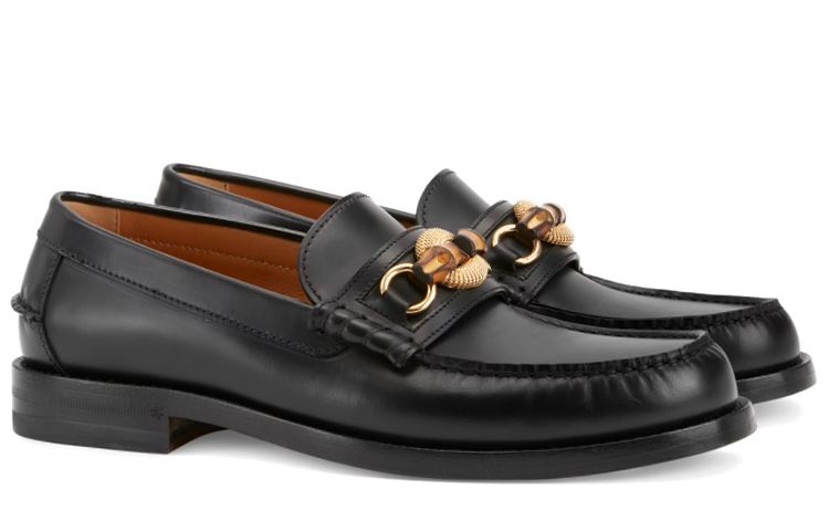 Order (W) Mocasín Gucci Horsebit 'Bamboo Negro' 658858-17X00-1000