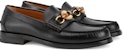 (W) Gucci Horsebit Loafer 'Bambu Hitam' 658858-17X00-1000
