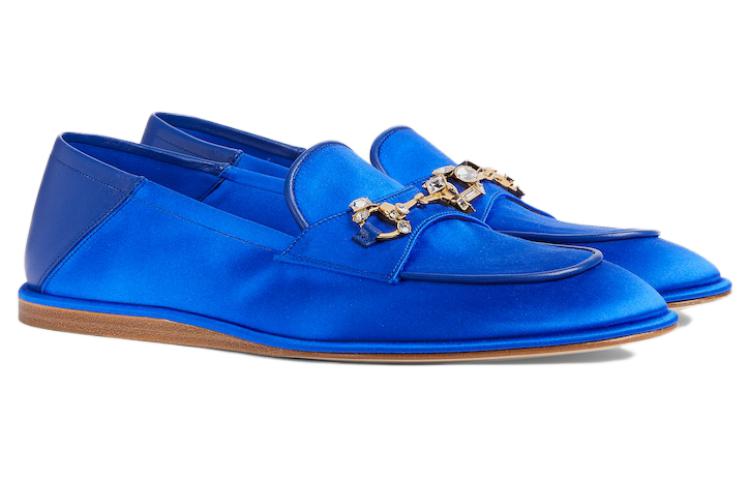 Order (Women) Gucci Horsebit Loafer 'Blue Satin' 759780-KND90-4380