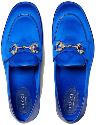 (Women) Gucci Horsebit Loafer 'Blue Satin' 759780-KND90-4380 Lookbook (Women) Gucci Horsebit Loafer 'Blue Satin' 759780-KND90-4380