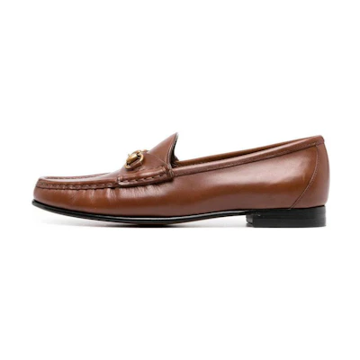 (W) Gucci Horsebit Loafer 'Brown Leather'