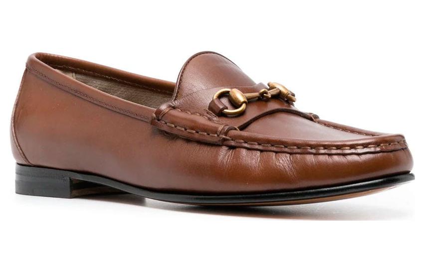 Lookbook (Women) Gucci Horsebit Loafer 'Brown Leather' 309701-BLM00-2361