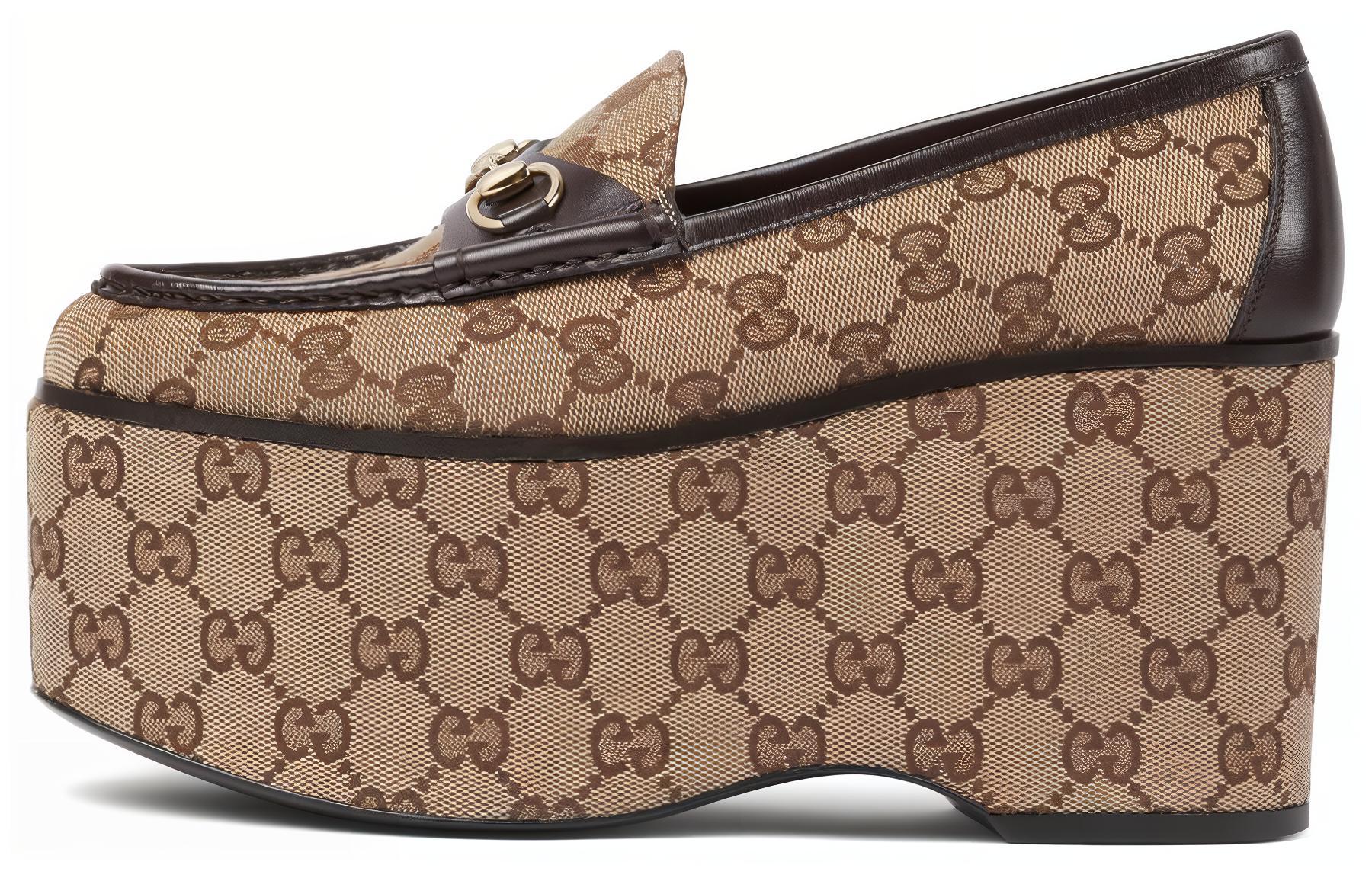(Women) Gucci Horsebit Loafer 'Classic GG Canvas Brown' 786009-FADC1-9763