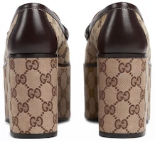 (W) 古驰经典马衔扣乐福鞋 '经典 GG 帆布棕色' 786009-FADC1-9763 Shop (W) 古驰经典马衔扣乐福鞋 '经典 GG 帆布棕色' 786009-FADC1-9763