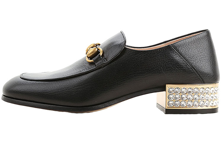 (Women) Gucci Horsebit Loafer 'Crystal Black' 523097-D3V00-1000