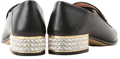 (W) 古驰马衔扣乐福鞋 '水晶黑' 523097-D3V00-1000 Order (W) 古驰马衔扣乐福鞋 '水晶黑' 523097-D3V00-1000