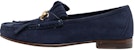 (W) Gucci Kasut Loafer 'Deep Navy' dengan Rekaan Horsebit 351305-C2000-4116