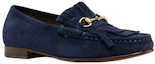 Lookbook (W) Mocasín Gucci Horsebit 'Azul Marino Intenso' 351305-C2000-4116