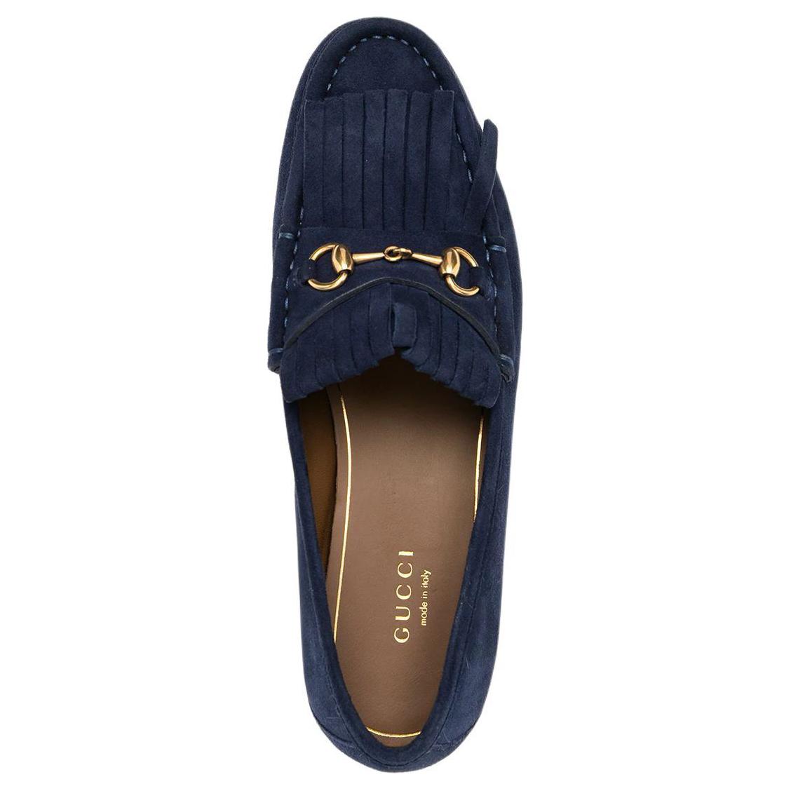 Shop (W) Mocasín Gucci Horsebit 'Azul Marino Intenso' 351305-C2000-4116