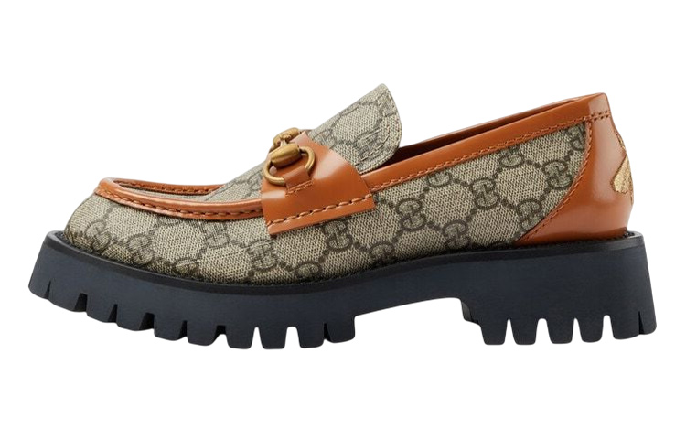 (Women) Gucci Horsebit Loafer 'GG Monogram - Beige' 723283-FAA0Q-9790