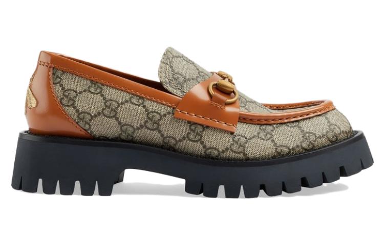 Lookbook (W) Mocasines Gucci Horsebit 'GG Monograma - Beige' 723283-FAA0Q-9790