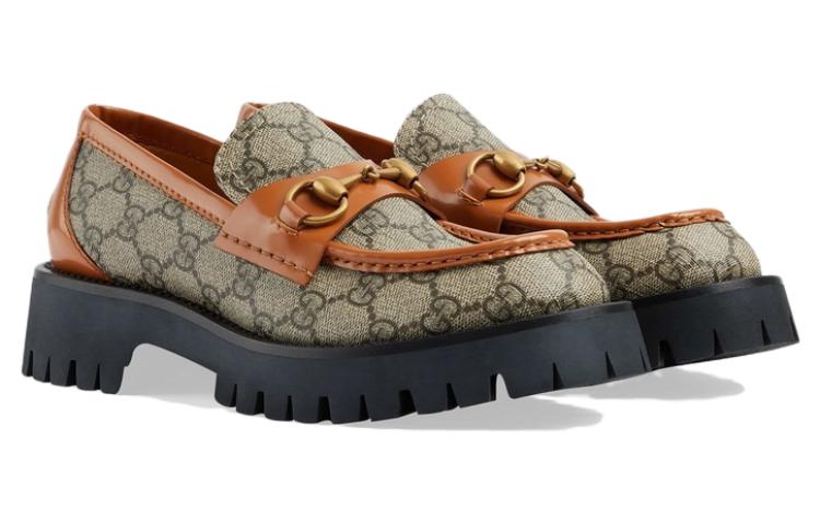 Shop (W) Mocasines Gucci Horsebit 'GG Monograma - Beige' 723283-FAA0Q-9790