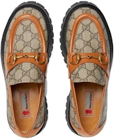 (W) 古驰马衔扣乐福鞋 'GG提花 - 米色' 723283-FAA0Q-9790 Shop (W) 古驰马衔扣乐福鞋 'GG提花 - 米色' 723283-FAA0Q-9790