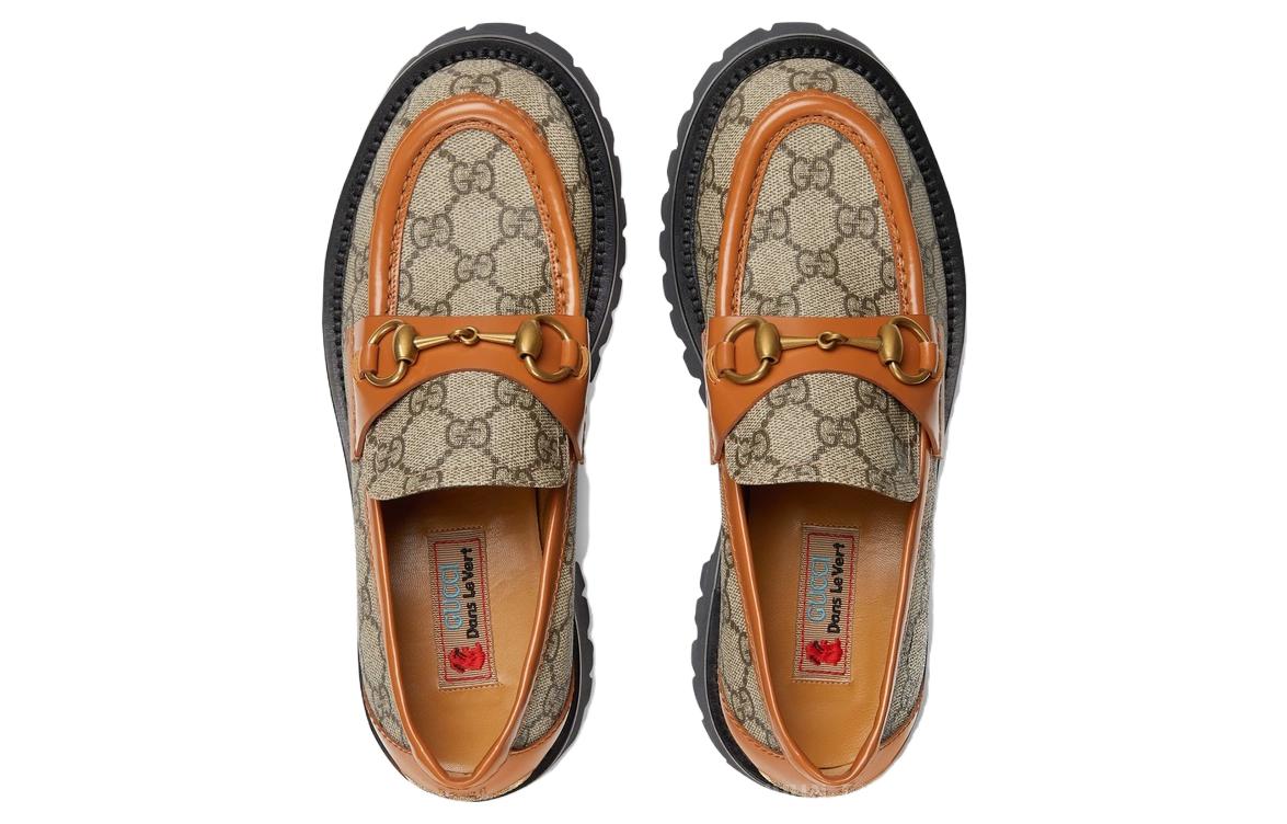 Purchase (W) Mocasines Gucci Horsebit 'GG Monograma - Beige' 723283-FAA0Q-9790