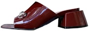 Buy (W) Gucci Kasut Loafer Horsebit 'Kulit Patent Oxblood' 543188-BNC00-6629