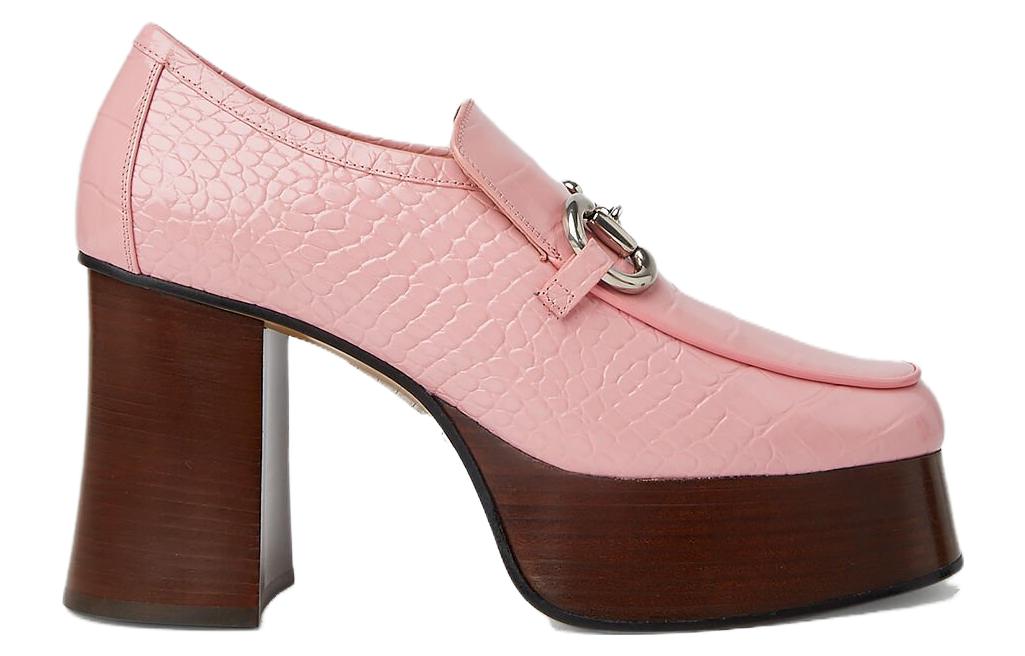 Order (W) Gucci Horsebit Mocasín 'Rosa' 715138-UKQ30-5817