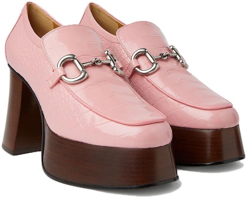 (Women) Gucci Horsebit Loafer 'Pink' 715138-UKQ30-5817 Lookbook (Women) Gucci Horsebit Loafer 'Pink' 715138-UKQ30-5817