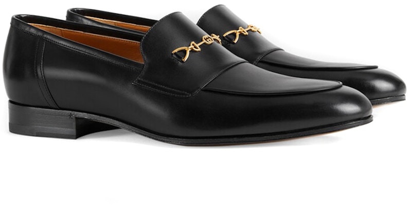 Gucci 闪亮黑色马衔扣乐福鞋 669816-1W600-1000 Order Gucci 闪亮黑色马衔扣乐福鞋 669816-1W600-1000