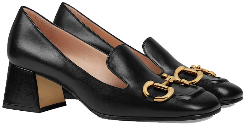(Women) Gucci Horsebit Loafer High Heels 'Black' 643884-C9D00-1000 Lookbook (Women) Gucci Horsebit Loafer High Heels 'Black' 643884-C9D00-1000