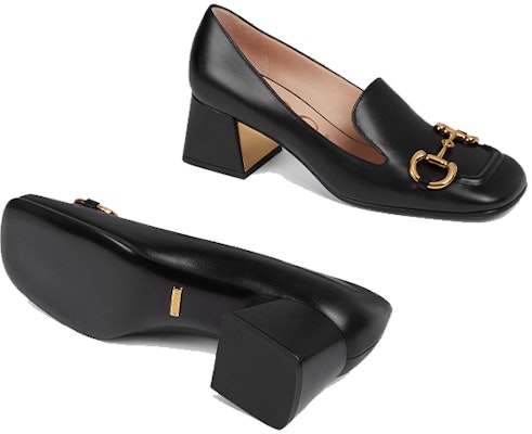 (Women) Gucci Horsebit Loafer High Heels 'Black' 643884-C9D00-1000 Details for (Women) Gucci Horsebit Loafer High Heels 'Black' 643884-C9D00-1000