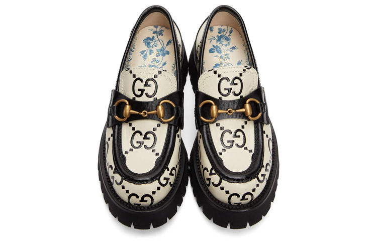 Lookbook (Women) Gucci Horsebit Loafer Platform 'Black' 577236-UGM20-9180