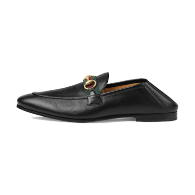 Gucci Horsebit Web Loafer 'Black'