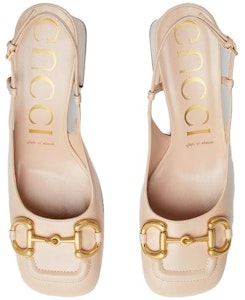 (W) グッチ ホースビット ミッドヒール スリングバック (ニュートラル) 643892-C9D00-6705 Lookbook (W) グッチ ホースビット ミッドヒール スリングバック (ニュートラル) 643892-C9D00-6705