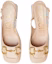Lookbook (W) Gucci Kasut Tumit Sederhana Slingback 'Neutral' Horsebit 643892-C9D00-6705