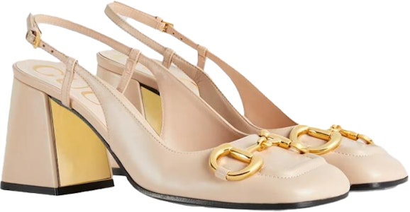 (W) グッチ ホースビット ミッドヒール スリングバック (ニュートラル) 643892-C9D00-6705 Shop (W) グッチ ホースビット ミッドヒール スリングバック (ニュートラル) 643892-C9D00-6705