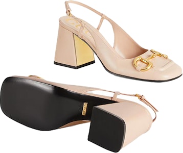 (W) グッチ ホースビット ミッドヒール スリングバック (ニュートラル) 643892-C9D00-6705 Purchase (W) グッチ ホースビット ミッドヒール スリングバック (ニュートラル) 643892-C9D00-6705