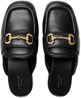 GUCCI古馳 皮革 圓頭套腳平底 包頭拖鞋 女款 黑色 Shop GUCCI古馳 皮革 圓頭套腳平底 包頭拖鞋 女款 黑色