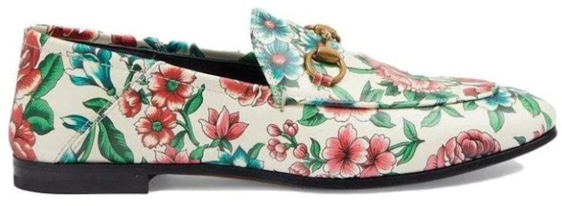 (W) Gucci 马衔印花皮革乐福鞋 '白粉色' 746392-AAB0D-8464 Order (W) Gucci 马衔印花皮革乐福鞋 '白粉色' 746392-AAB0D-8464