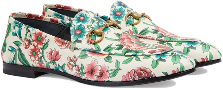(W) Gucci 马衔印花皮革乐福鞋 '白粉色' 746392-AAB0D-8464 Shop (W) Gucci 马衔印花皮革乐福鞋 '白粉色' 746392-AAB0D-8464