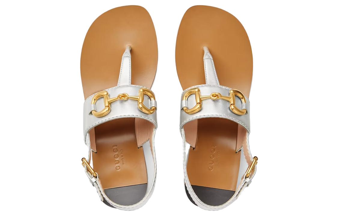 Lookbook (W) Gucci Horsebit Sandale ''Silber'' 674777-B8B00-8106