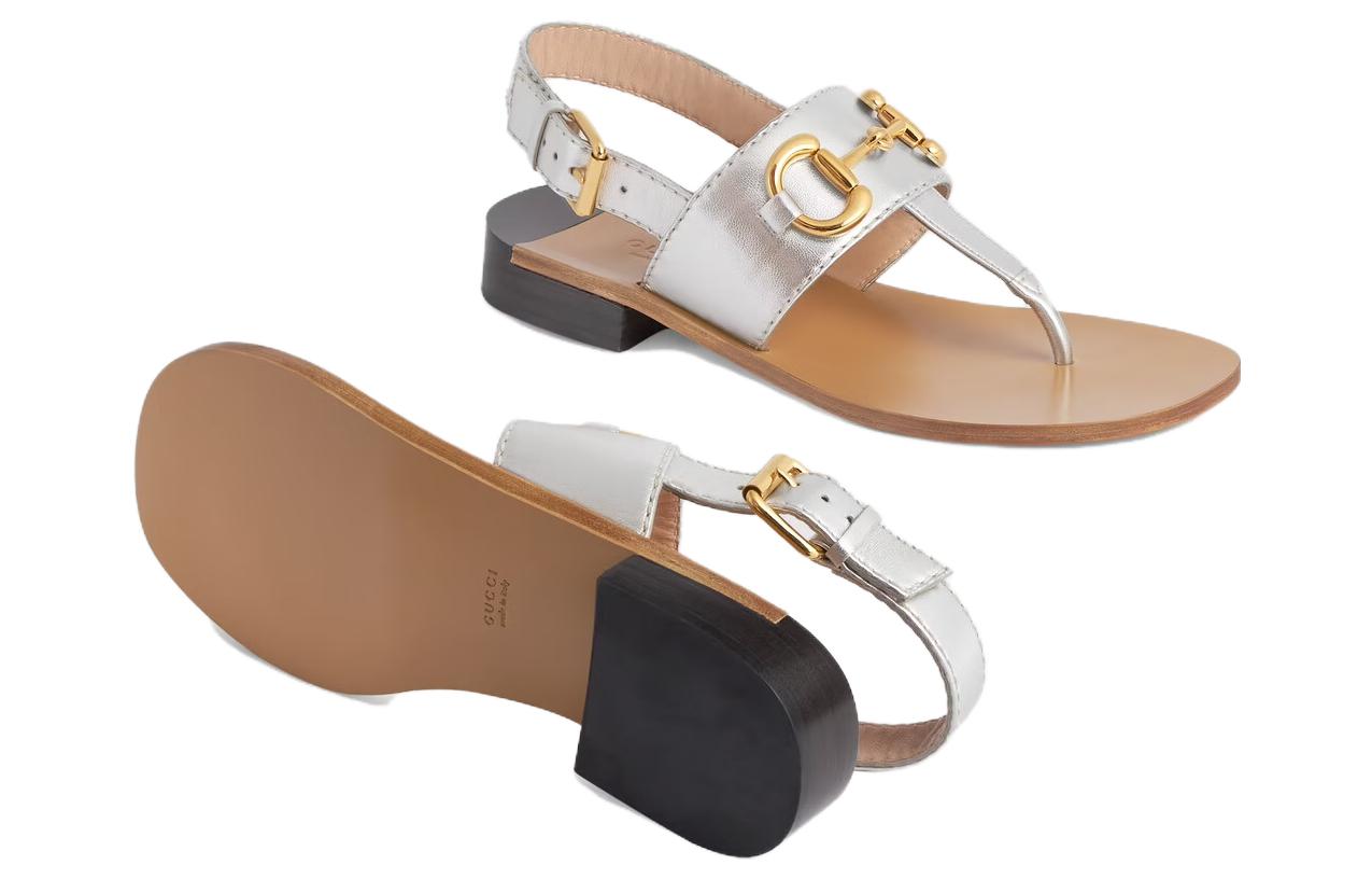 Purchase (W) Gucci Horsebit Sandale ''Silber'' 674777-B8B00-8106