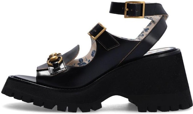 (Women) Gucci Horsebit Slide 9cm 'Black Fashion' 645394-DS800-1000 Buy (Women) Gucci Horsebit Slide 9cm 'Black Fashion' 645394-DS800-1000