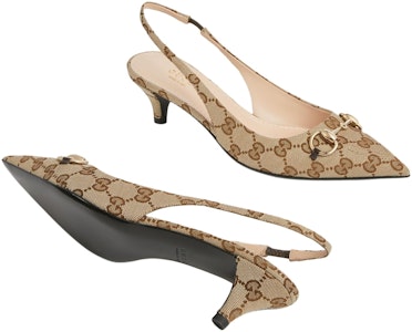 (W) Gucci Asli 'Hak Kerucut Ukiran Horsebit Coklat' 782627-2HK80-9763 Details for (W) Gucci Asli 'Hak Kerucut Ukiran Horsebit Coklat' 782627-2HK80-9763