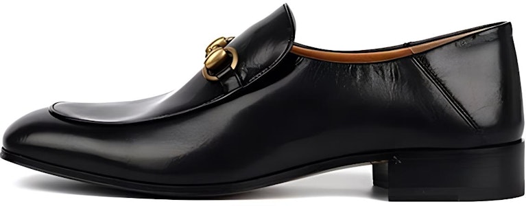 (W) Gucci马衔扣金色黑色皮革便鞋乐福鞋 571050-0G0V0-1000 Buy (W) Gucci马衔扣金色黑色皮革便鞋乐福鞋 571050-0G0V0-1000