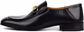Buy (W) Gucci Horsebit Slip On Loafer Kulit Hitam Emas 571050-0G0V0-1000