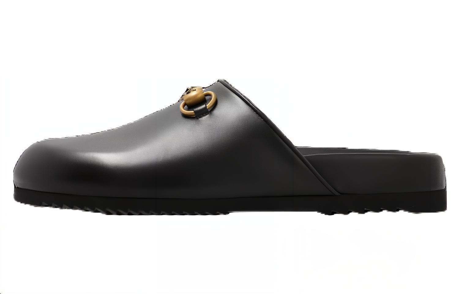 (Women) Gucci Horsebit Slipper 'Black' 749752-1W600-1000