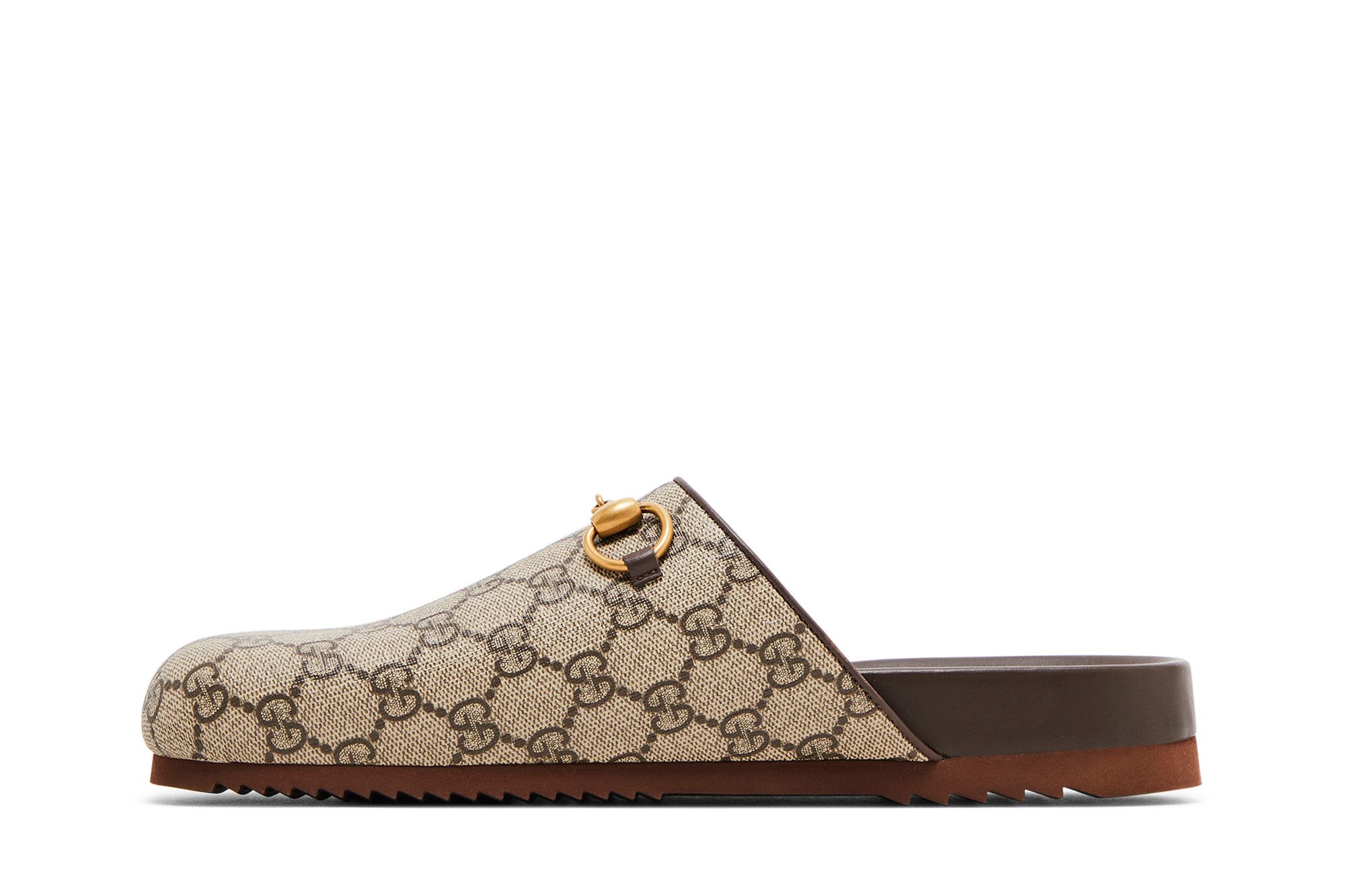 Shop (W) Gucci Horsebit Slipper ''GG Supreme - Beige'' Herrenschuhe 749815-KHN80-9769