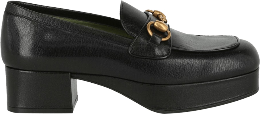 (Women) Gucci Houdan Leather Platform Loafer 'Black' 565365-0G0V0-1000 Buy (Women) Gucci Houdan Leather Platform Loafer 'Black' 565365-0G0V0-1000