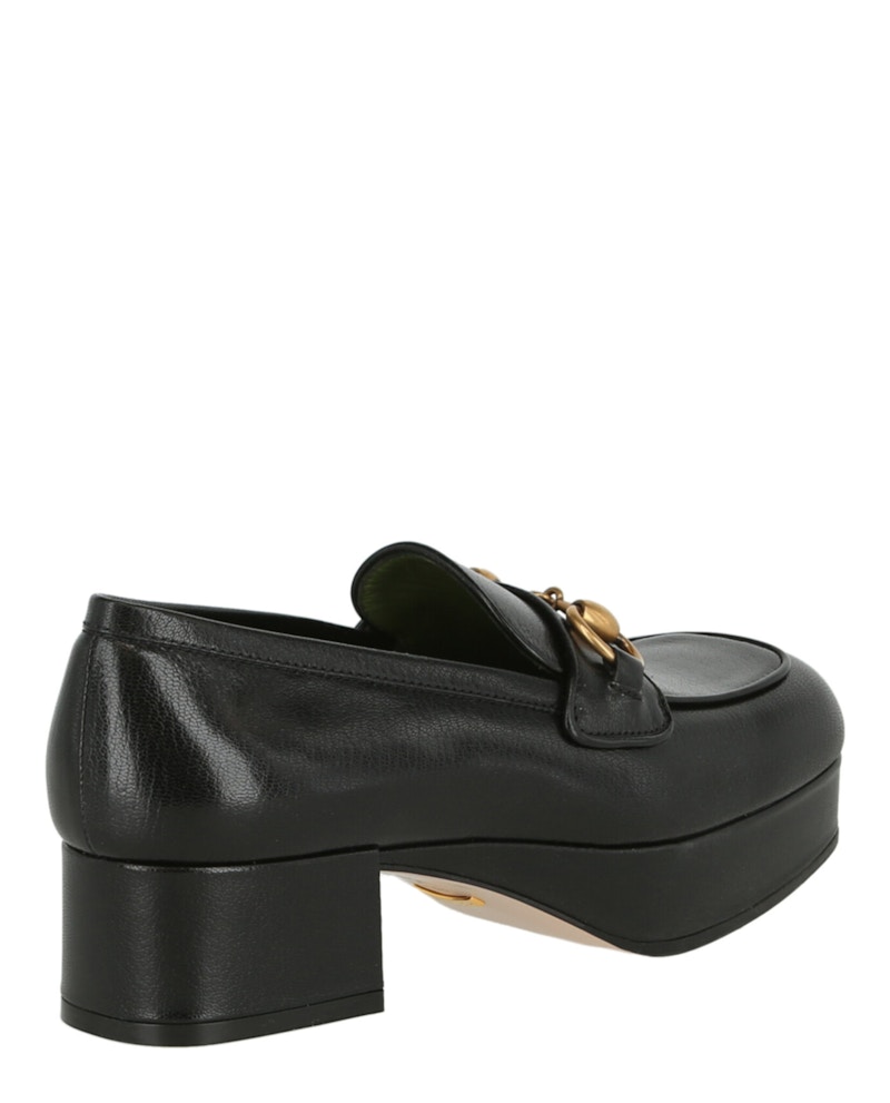 Lookbook (Women) Gucci Houdan Leather Platform Loafer 'Black' 565365-0G0V0-1000