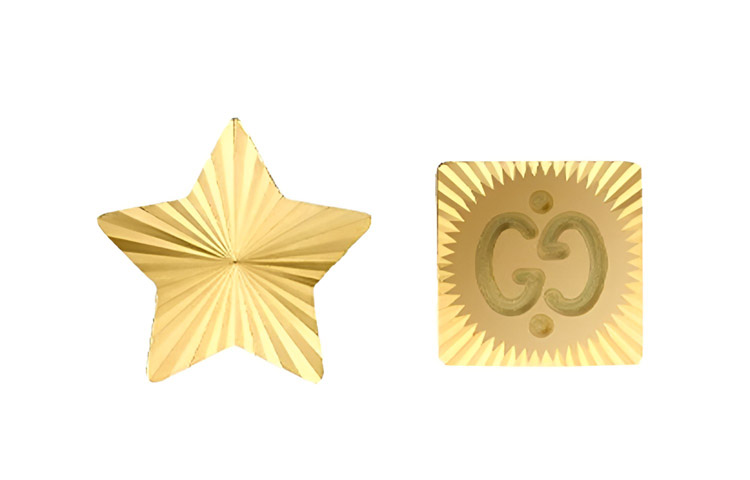 (Women) GUCCI Icon Asymmetric 18K Gold Earrings for Women - Gold. 662068-J8500-8000 圖 3