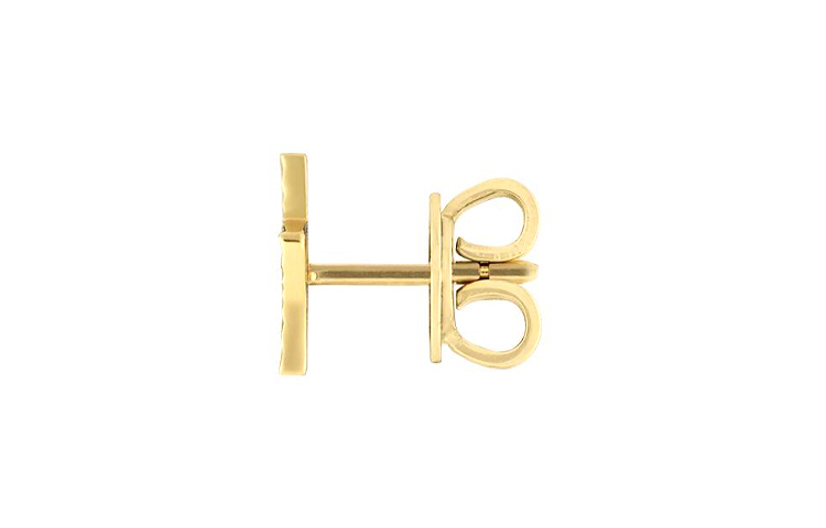 (Women) GUCCI Icon Asymmetric 18K Gold Earrings for Women - Gold. 662068-J8500-8000 圖 4