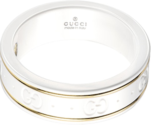 (Women) GUCCI Icon Collection Double G 18k Gold Ring White 325964-J85V5-8062 Lookbook (Women) GUCCI Icon Collection Double G 18k Gold Ring White 325964-J85V5-8062